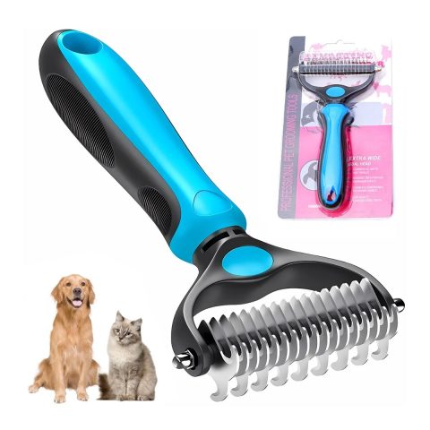 Gentle Grooming Rake for Sensitive Skin for dog