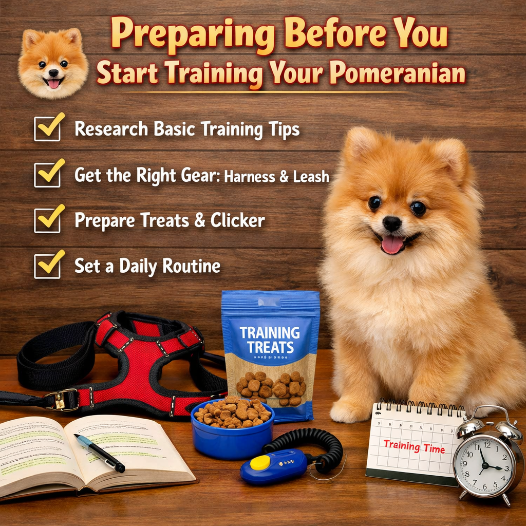Preparing Before You Start Training a Pomeranian